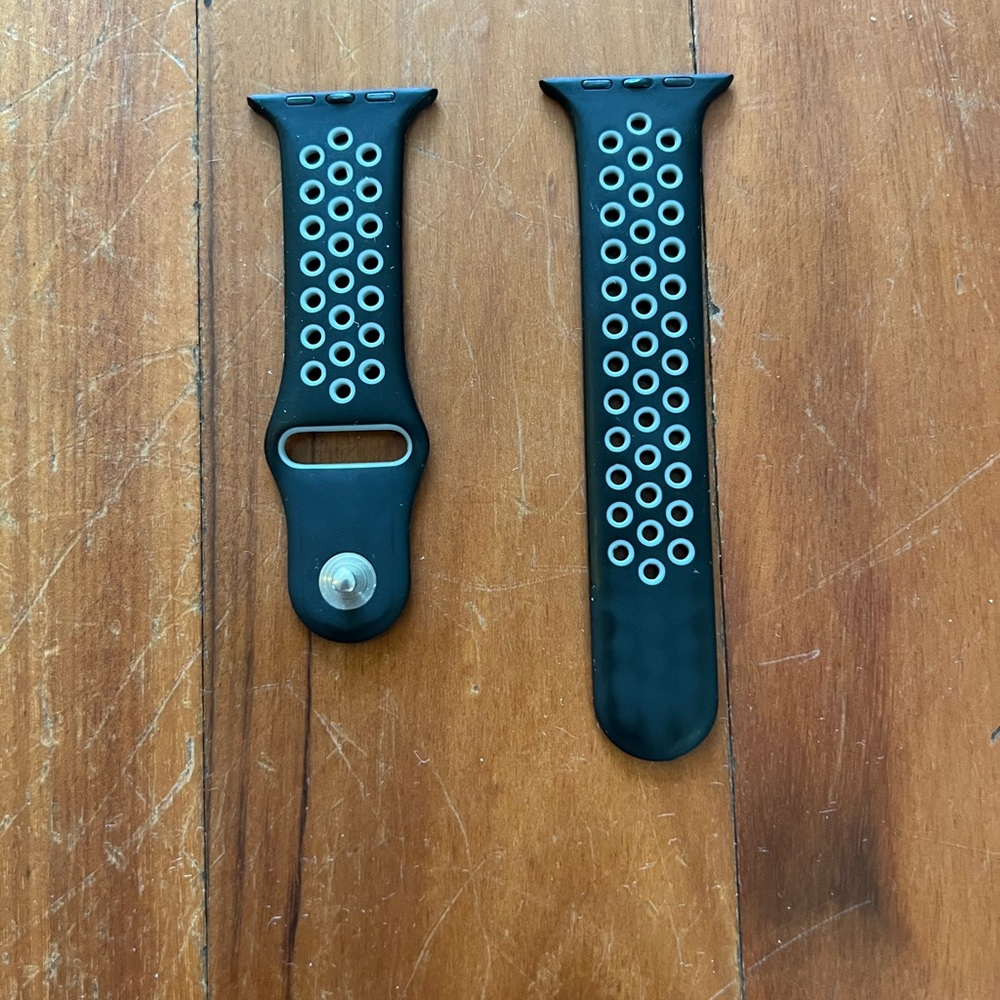 Black & Grey Apple Watch band